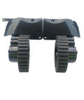 Durable Rubber Tread Motor Wheel Replacement for Ilife Robot Vacuums A6 A8 X620 X623 Left and Right Sides, top view