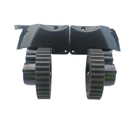 Durable Rubber Tread Motor Wheel Replacement for Ilife Robot Vacuums A6 A8 X620 X623 Left and Right Sides, top view