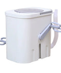 Hand Cranked Portable Washing Machine For Off Grid Camping And Rv Life Non Electric Manual Laundry Scrubber, compact design.