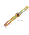 Adjustable Angle Sofa Hinge Heavy Duty Mounting Bracket For Bed Cupboard And Recliner Multipurpose Iron Construction Secure Connection