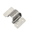 304 Stainless Steel Concealed Positionable Torque Gate Hinge 0.35N.m 1Pcs For Exterior Gates Hidden Mount Adjustable Torque Durable