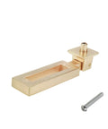 Sleek Chinese Style Cabinet Pulls With Matte Gold Finish Brushed Brass Look Zinc Alloy Drawer Handles For Dresser Closet Chest 3.07 By 0.87 By 0.79 Inches Set Of 2 Furniture Hardware