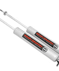 Pair of Rough Country front shocks for Chevy/GMC 1500 2WD, 2.5–4 in travel, N3 series.