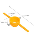 Dimensions of component from Two Sets Abs Threading Kit For Home Garage Use With Tap And Die Tools