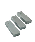 Precision Steel Parallel Gauge Block Set For Lathe Tools, three steel blocks, sizes 4.5, 5, 5.5, for accurate measurements