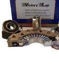 Badass Heavy Duty Alternator Repair Kit For GM Delco CS121 And CS130 85 To 124 Amps Fits 1983 To 2007 Trucks And Ag Units components on display.
