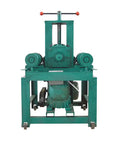 Badass Heavy Duty Electric Tube Pipe Bender Precision Roller Press view showing motors and gear drive for rapid garage projects.