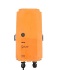 Rock Solid Sm230P Rotary Actuator Damper Motor delivering 20 Nm torque; orange casing with AC 100-240V power connectors.