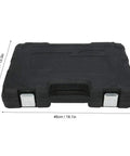 Closed case of Pro Grade 215 Piece Ratchet Wrench Set With Sockets Kit Multi Drive for Auto Repair and Home Maintenance