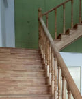 Upgrade Your Space With Premium Replacement Wood Balusters And Stair Spindles For Quick Porch Fixes, Classic Carved Poplar Columns Ready For Indoor Rails, Massive 30 Pack Of 37 Inch Posts Looking Darn Sharp, wooden stairs with carved poplar balusters.