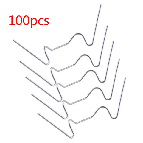 Stainless Steel Greenhouse Glazing Clips Wire Type Spring Fixing Mounting Brackets 100 Pack Pro Grade Gear Heavy Duty Glass Panel Fasteners For Windproof Rainproof Garden Greenhouses