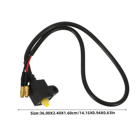 Easy Install Motorcycle Brake Light Switch Wire Replacement Kit 2 Pack for Ebikes and Motorcycles, weatherproof, with power cutoff