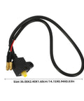 2 Pack Dual Motorcycle Brake Pressure Switch Wire Left And Right With Brake Light Power Cutoff Easy Install For Electric Bike Mod