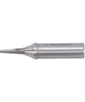 Durable 1/4 Inch Shank Carbide V Groove Router Bit With Rounded Bottom Arc For Wood Bending, detailed view of clean, sharp cutting edge.