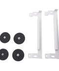 Magnetic Satellite Mounting Bracket With Precise Adjustment For Mini Satellite Installation On Boats And Aircraft Space Saving Easy On The Go Setup Durable Metal Construction, showing brackets and magnetic discs.