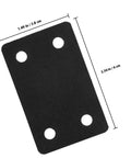 Six Pack Stainless Steel Straight Mending Plates For Wood Furniture Repair With Black Finish Easy To Install No Burr Design