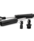 Beefy Metal RC Shock Absorber Damper 80mm with internal spring for 1/10 scale crawlers, aluminum parts, disassembled view