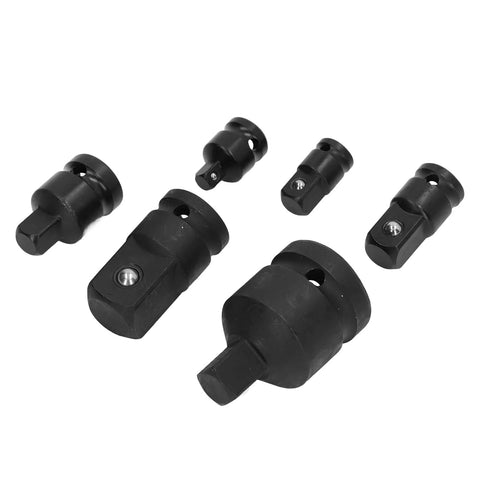 Socket Adapter Set With Chrome Tungsten Steel Construction, Impact Drive Adapters In 1 Quarter, 3 Eighth, 1 Half And 3 Quarter Inch Sizes