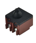 Push Button Angle Grinder Switch Replacement For Power Tools, close-up view of compact durable switch with connections visible.