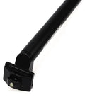 Beefy Bike Seat Post 25.4mm Diameter 350mm Length Aluminum Adjustable Seatpost For MTB Road BMX Bikes With 20mm Setback And 0 To 320mm Travel Lightweight Rustproof 6061 Aluminum Alloy, close-up view of seat clamp.