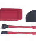 Silicone Glue Kit For Woodworking DIY Ready With Dual Head Spreader And Applicator, 2 Brushes, 1 Comb, And 1 Tray For Uniform Flexible Glue Application