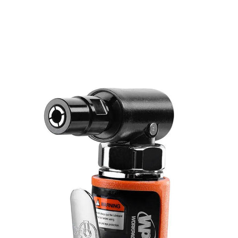 Slick Air Powered Angle Die Grinder Packing A Mean 20000 RPM Punch For Niche Grinding Jobs Compact Pneumatic Rotary Tool head detail