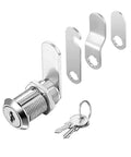 Set Of Four Premium Zinc Alloy Cam Locks 16 To 30 Mm For Cabinets And Tool Boxes with accessories and keys