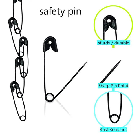 Built Tough Heavy Steel Safety Pins Bring Serious Craft Game To Sewing And Quilting Snag This Trusty 200 Piece Pack For Hang Tags Gear Repairs And Diy Upgrades That Hold Tight As Nails Without Rusting Or Snapping Shut