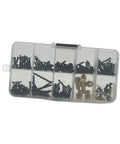 182 Piece RC Car Screws Set And Hardware Kit For 1/12 Scale MN82 LC79 Models, Metal And PP Fasteners With Lightweight Storage Box