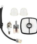 Pro Grade Tune Up Kit With Air Filter And Fuel Line For Gas Trimmers And Leaf Blowers Includes Gasket, Spark Plug, And Replacement Parts.