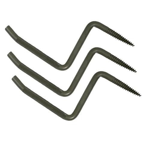 Step-Up Tree Step for Hunting Durable Slip-Resistant Tool-Free Install 4-Inch Step Area Supports Up to 750 Lbs, three steps