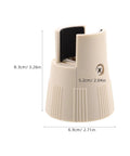 Two Pack Adjustable Furniture Legs With Height Adjustment And Non Slip Plastic Bases product dimensions view