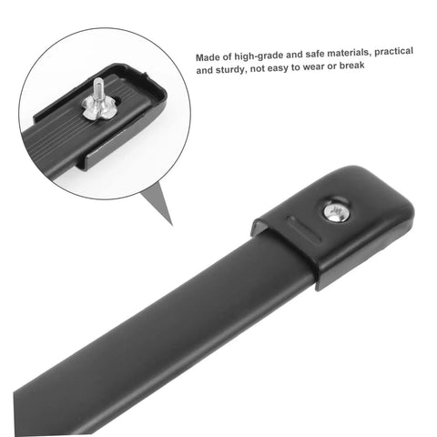 Slick Black Speaker Handle Strap Made From Heavy Duty Alloy And Real Leather For Straight Up Secure Grip And Quick Easy Installation On Any Car Audio Setup That Demands Badass Style