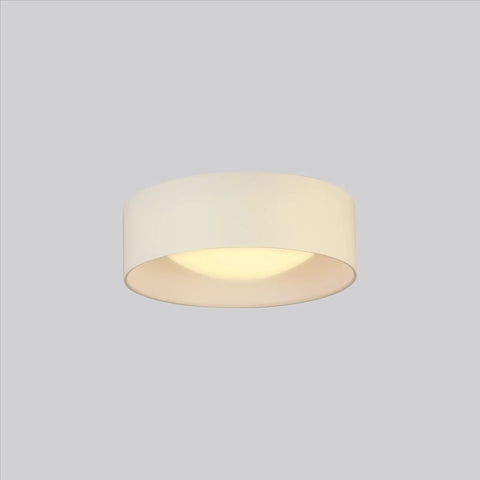 Orme 12 Inch Flush Mount LED Ceiling Light Fixture Dimmable White for Living Room, Bedroom, Hallway, Modern Close To Ceiling Design, Bright Energy Efficient Illumination