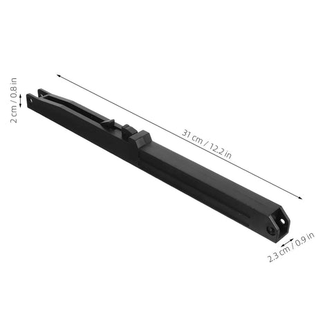 Soft Close Damper 4 Pack For Sliding Barn Doors High Strength Buffer Catch Delivers Ultra Smooth Quiet Operation Noise Free Gliding Durable Installation For Home And Commercial Use 12.20 X 0.90 X 0.78 In, shown with dimensions