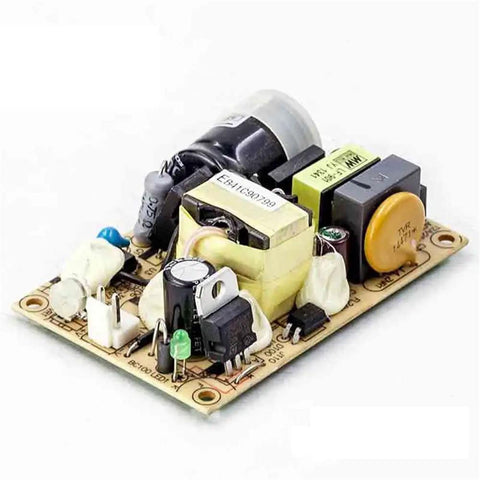 Industrial Single Output Switching Power Supply 25W EPS Series With 12V 15V 24V 27V 3.3V 36V 48V 5V And 7.5V Outputs, Wide Input Range, High Efficiency, Pro Grade Workhorse Power Converter for Automation, Prototyping And Industrial Use, compact PCB