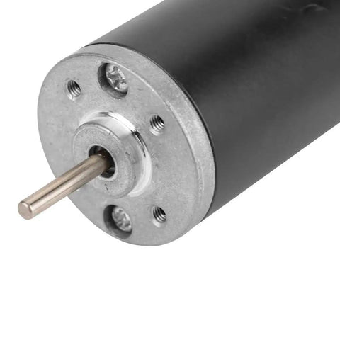 Heavy Duty 24 Volt DC Brush Motor With 31ZY 3500 RPM Speed And Reversible CW CCW Rotation For Industrial Gearbox Applications showing a close-up of metal gears.