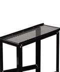 Heavy Duty Outfeed Support Table For 9 Inch Variable Wide Belt Sander adjustable height steel mesh design.