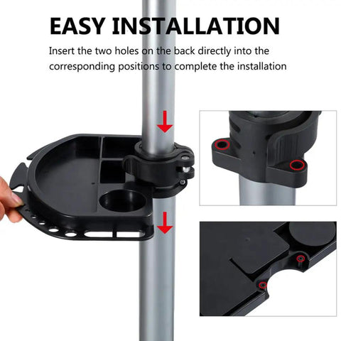 Bike Repair Stand With Magnetic Tool Tray And Four Compartment Organizer For Mechanics Pro Grade installation guide