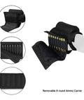 Rifle Cheek Riser With Ambidextrous Shell Holder And Molle Pouch, Adjustable Cheek Pad for various calibers shown