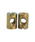 Heavy Duty Carbon Steel Cross Dowel Barrel Nuts M6 M8 Set For Furniture Assembly, Slotted Barrel Nuts For Right Angle Joints