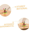 Close-up of Hands On Induction Coil Kit Two Pack For Physics Lab showcasing coil design for experiments on wooden table.