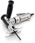 Slick Pneumatic Jigsaw Reciprocating Saw 8000Rpm 10Mm Stroke Air Powered Wood Cutter Handheld Cutting Tool close-up angle showing the blade.