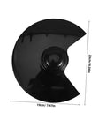 Tungsten Steel Protective Cover For Angle Bench Grinder Safety Guard Left Side Replacement Part 23cm x 19cm