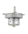 CHANCS DC gear motor with D-shaft, 12V DC, 70 rpm CW/CCW