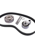 Professional Grade Timing Belt Kit 16V 3 Liter Diesel Engine Block 1KZ-TE AP01 Includes Pulleys And Tensioner Fits Toyota 4Runner Land Cruisers: black timing belt, pulley, tensioner