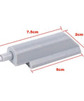 10 Pack Cabinet Door Soft Close Dampers And Drawer Hinge Buffers Made From Premium Abs Plastic, 7.5cm damper for quiet closures.