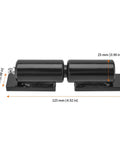 Heavy Duty 5 Inch Barrel Gate Hinge Set For Swing Gates And Trailer Ramp Gates Weld On Iron Hinges Black 450 Lb Capacity