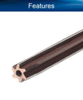 Chucking reamer 8mm, straight flutes, round shank, metal cutting tool, side view