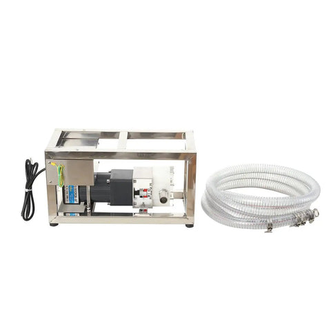 Premium 10L Min Honey Transfer Pump In Stainless Steel For Viscous Liquids Like Paste And Peanut Butter. Powerful 90W Food Gear Pump With Ac110V Electric Motor For Smooth And Clean Oil Or Juice Dispensing Fast